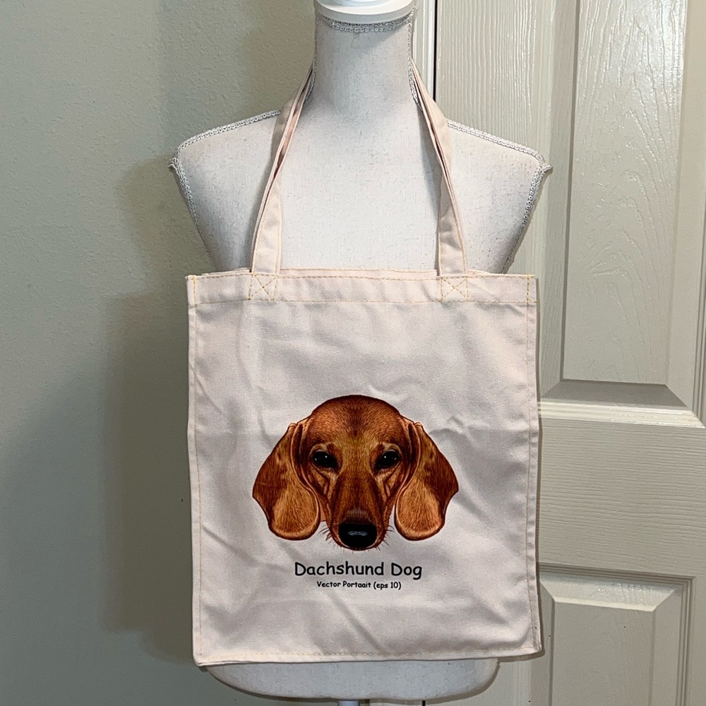 NWOT Dachshund Tote Bag